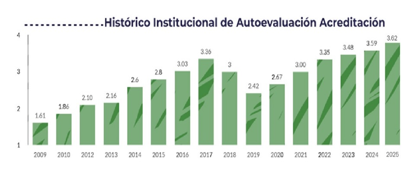 Resultado autoevaluaciones acreditación