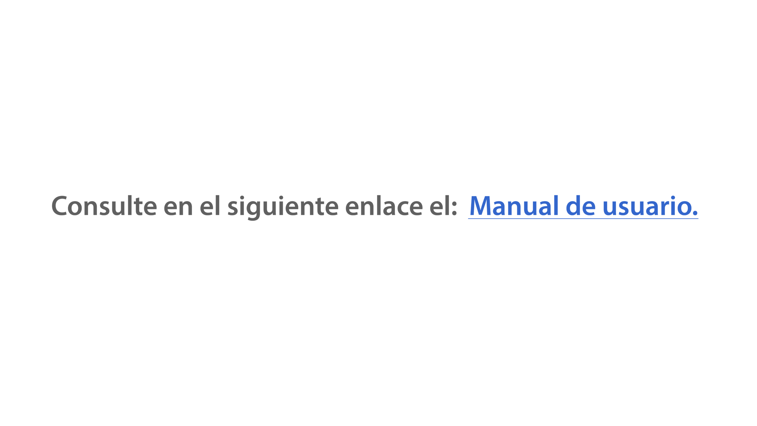 Manual de usuario